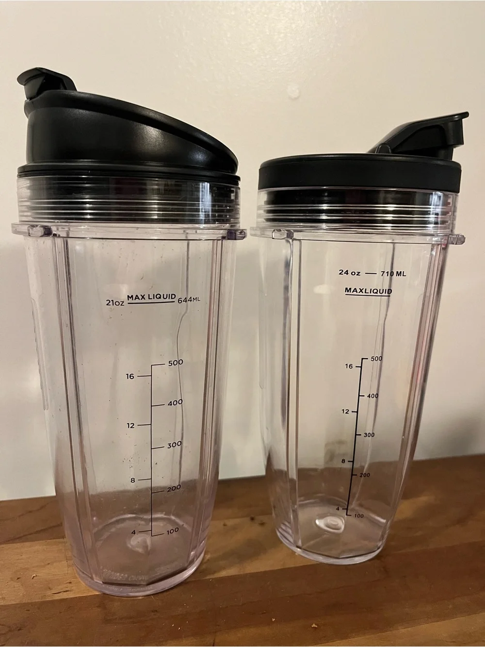 Ninja Blender Tumbler with Black Lids (Set of 2)
